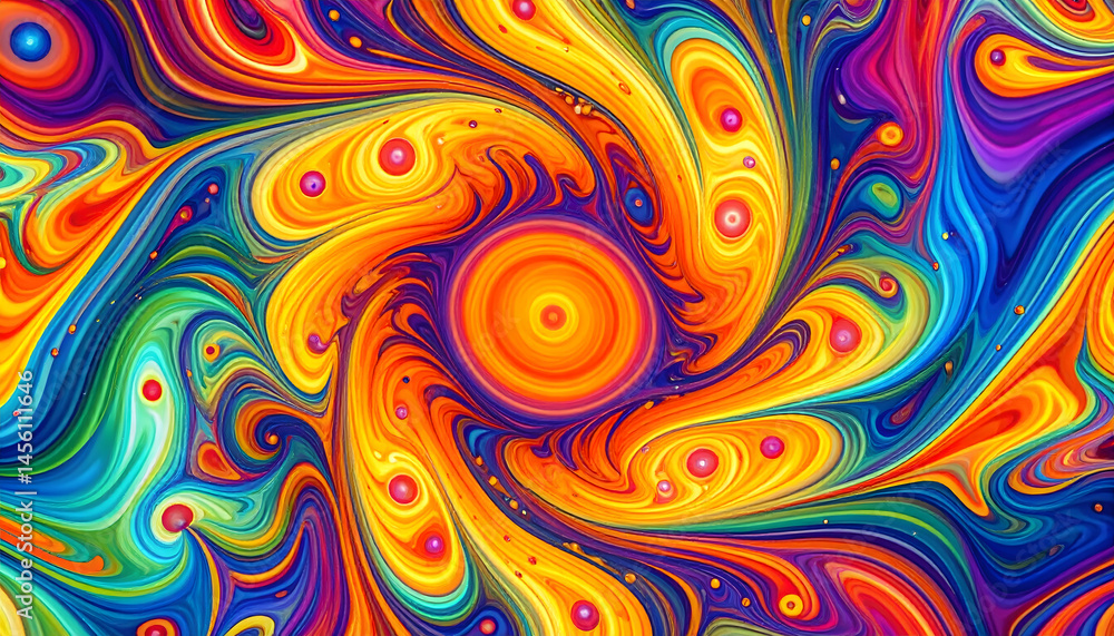 Dynamic artwork illustrating autoimmune response abstract environment vibrant colors Dynamic artwork illustrating autoimmune response abstract environment vibrant colors