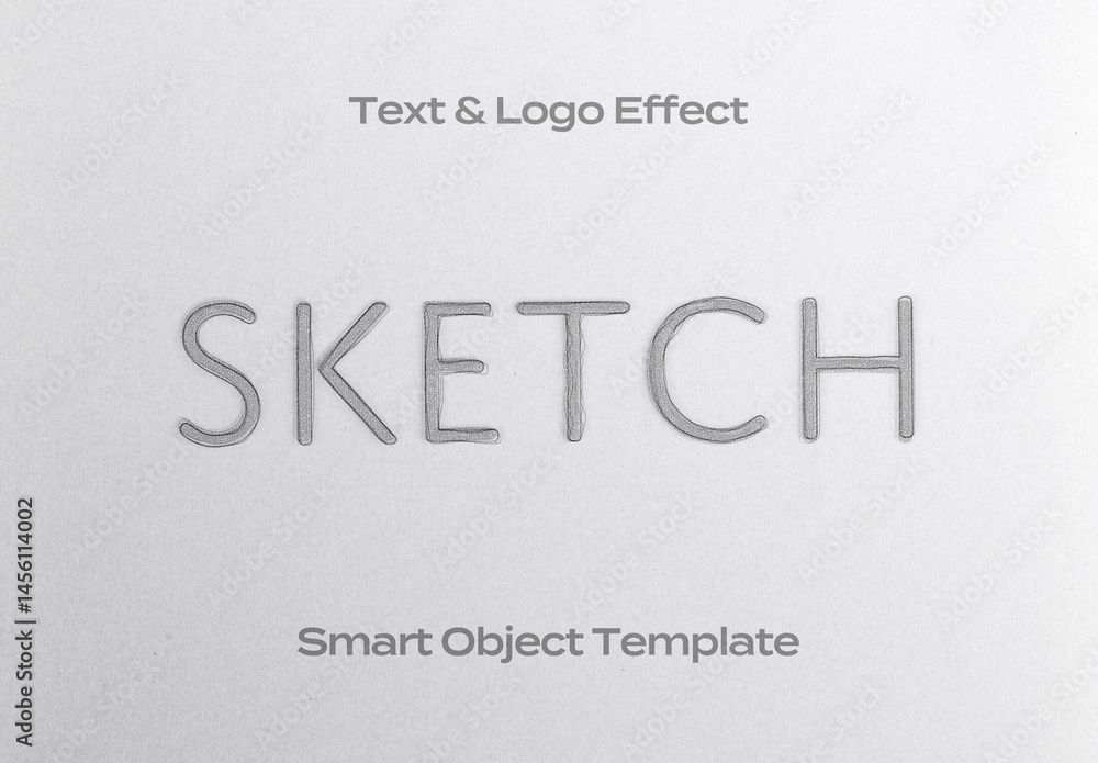 Print Printer Paper Text Logo Style Effect Mockup Logotype Template ...