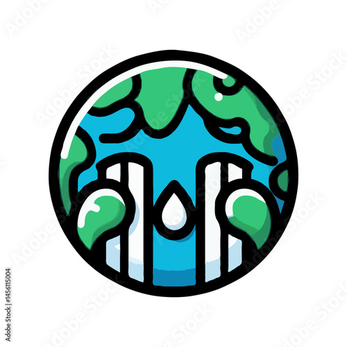 Earth Crying Icon