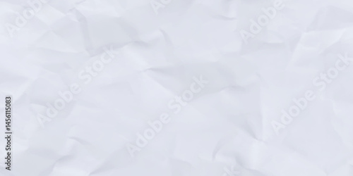 Paper texture Crumpled White. Paper texture background. White creased paper. Top view.