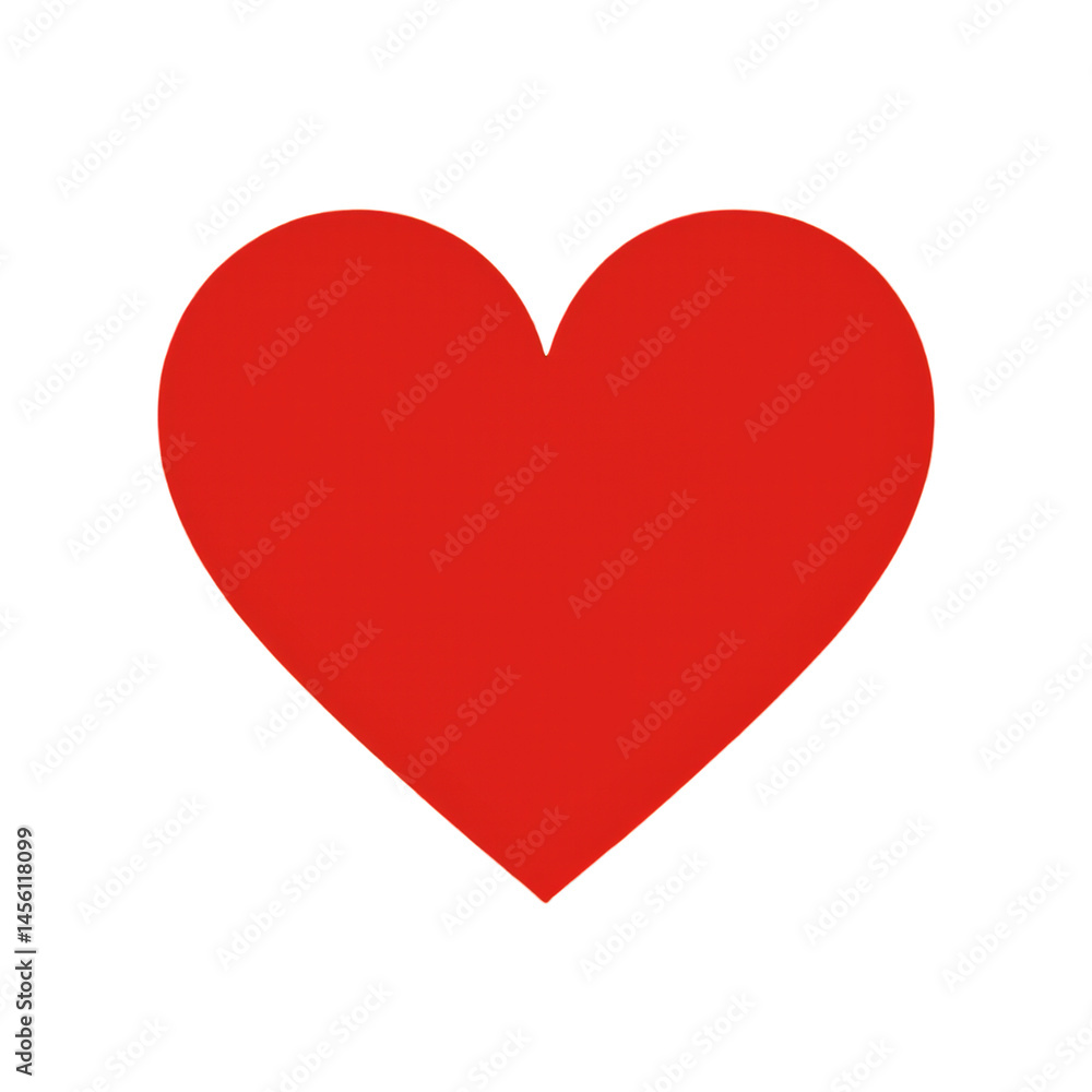 Red Heart Icon with Transparent Background Red Heart Icon with Transparent Background