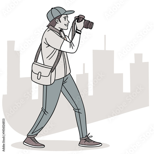 running human figure vector