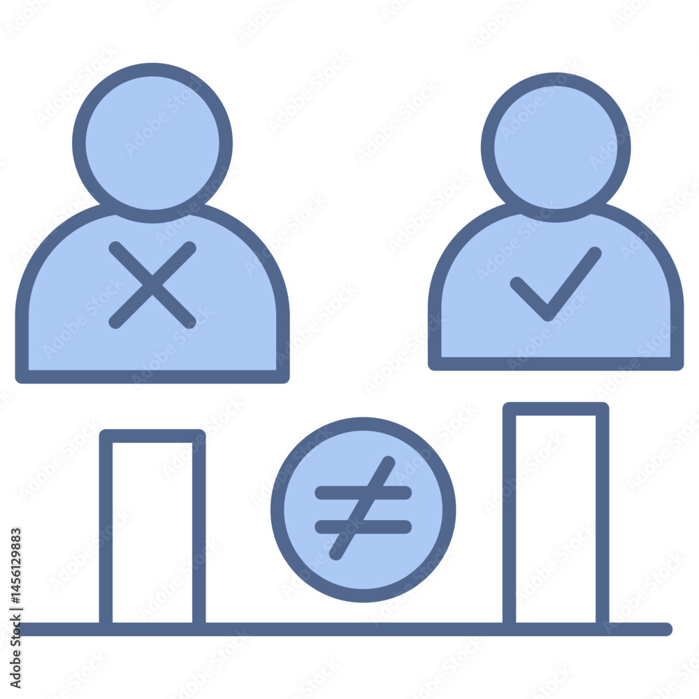 Inequity Blue Icon Inequity Blue Icon