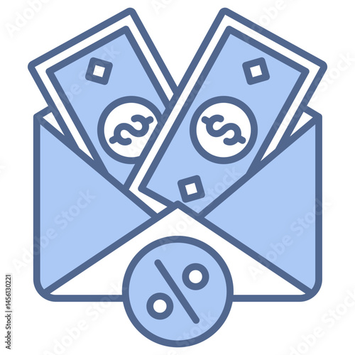 Payroll Blue Icon