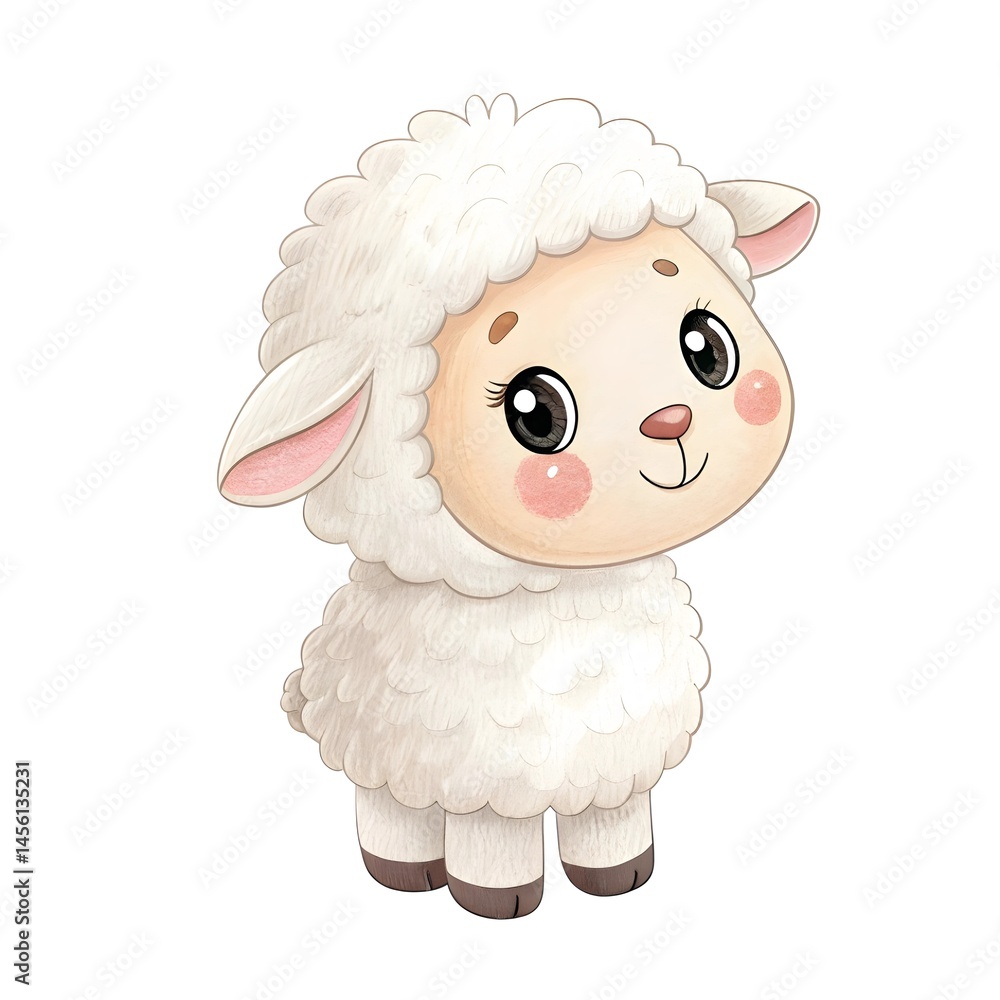 Cute sheep vector on white background with spring theme. Ideal for seasonal, farm, and animal-themed designs. Clean and charming illustration.
Cute sheep vector on white background with spring theme. Ideal for seasonal, farm, and animal-themed designs. Clean and charming illustration.