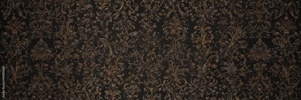 Elegant gothic damask wallpaper, seamless floral scrollwork, high detail , style, abstract Elegant gothic damask wallpaper, seamless floral scrollwork, high detail , style, abstract