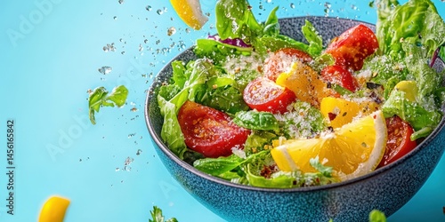 Caesar salad food banner