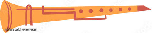 Illustration of Clarinet, a Woodwind Musical Instrument
