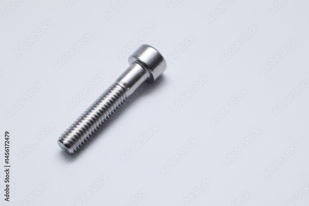 Steel bolts isolated on white. Constructional still life. Steel bolts isolated on white. Constructional still life.
