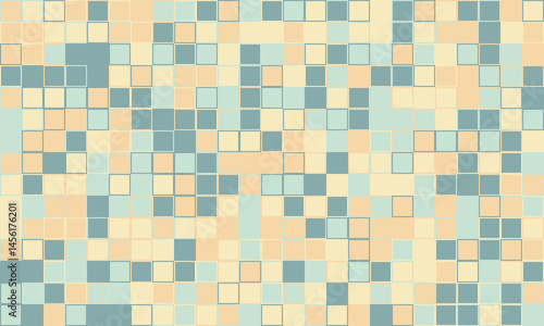 Abstract pastel square mosaic pattern.  Perfect for website backgrounds, presentations, or textile designs.  Subtle texture creates a calming, modern aesthetic.  Versatile and visually appealing.