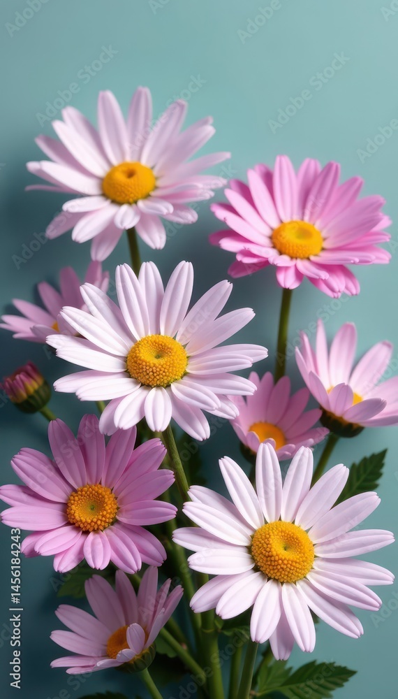 Pastel daisies & pansies in a whimsical arrangement , flora, bouquet, summer Pastel daisies & pansies in a whimsical arrangement , flora, bouquet, summer