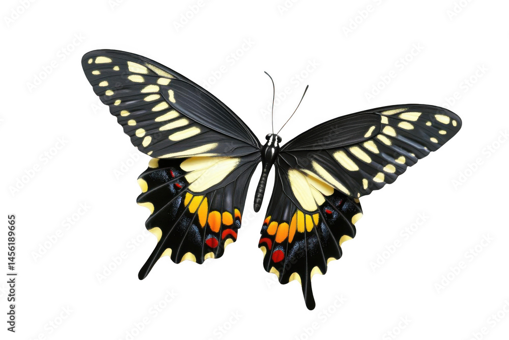 See A Black Butterfly Fly, and show of its Beauty and Grace Nature See A Black Butterfly Fly, and show of its Beauty and Grace Nature