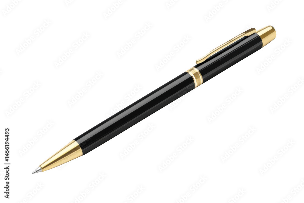 Elegant Pen With Black and Gold Design For Office Supplies and Writing Elegant Pen With Black and Gold Design For Office Supplies and Writing