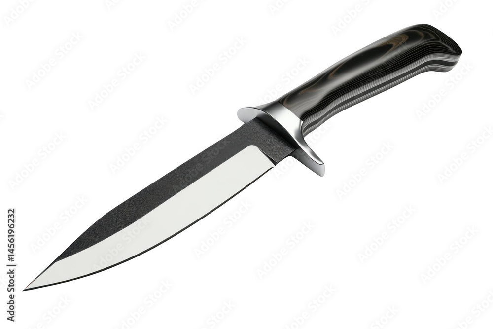 Obraz premium A sharp blade with wooden grip for cutting with precise and careful art