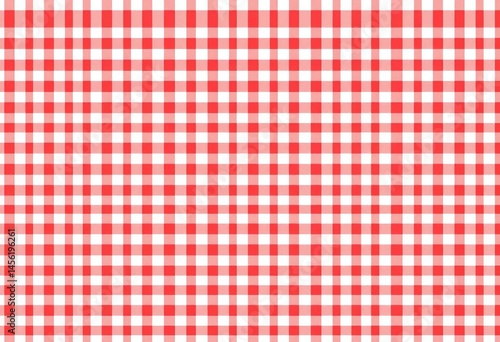 Classic red gingham check, seamless repeat Ideal for backgrounds and textiles, texture, print