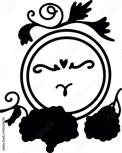 Winemaking. The process of making wine. Drawing, engraving, ink, line art, vector
