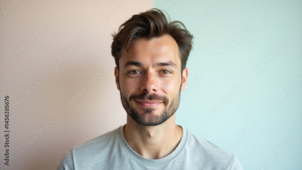 Timecap. Man in time. Male man model isolated background. Smiling man embodies concept of time, frozen in moment of eternal youthful optimism suddenly. Timecap. Man in time. Male man model isolated background. Smiling man embodies concept of time, frozen in moment of eternal youthful optimism suddenly.