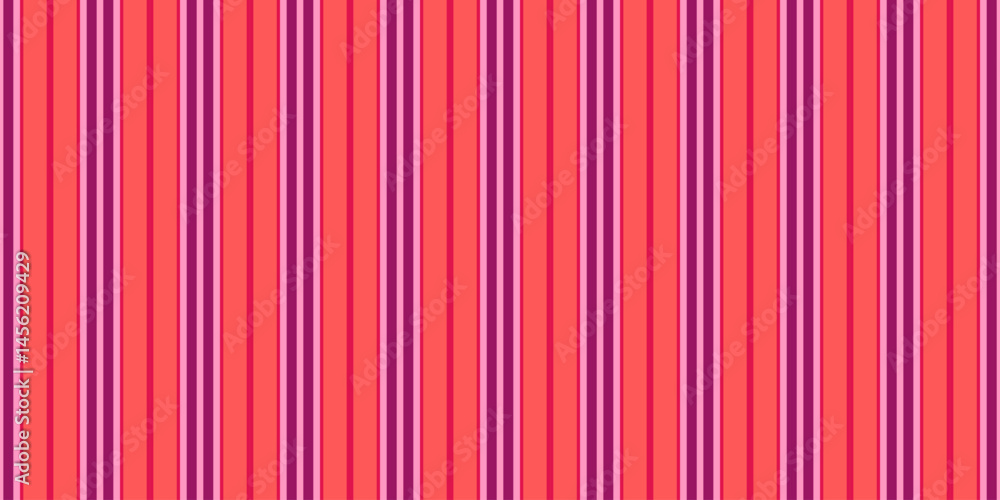 Obraz premium Vibrant vertical stripes in coral, pink, and purple create a dynamic, energetic pattern perfect for backgrounds, textiles, or website design.