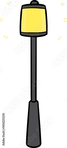 Illustration of outdoor lamp
