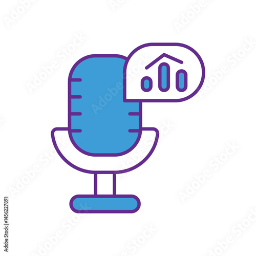 Vocalize vector icons stock illustration
