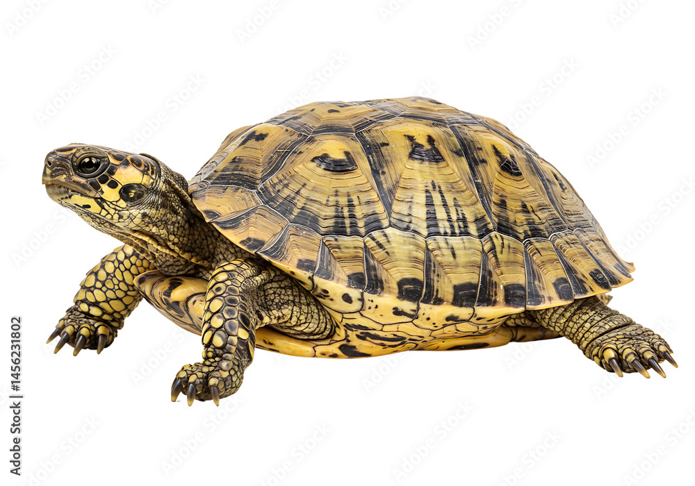 Obraz premium Tortoise in Nature Isolated on Transparent Background