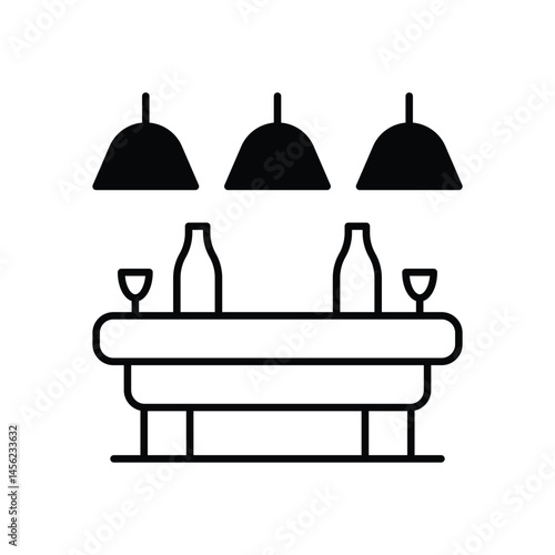 Speakeasy  vector icons stock illustration