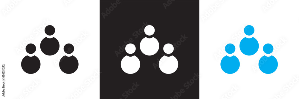 Fototapeta premium Head Hunting icon. Vector for websites, mobile interfaces, presentations, banner, visual branding etc. Vector illustration. isolated on white and black background. EPS 10 