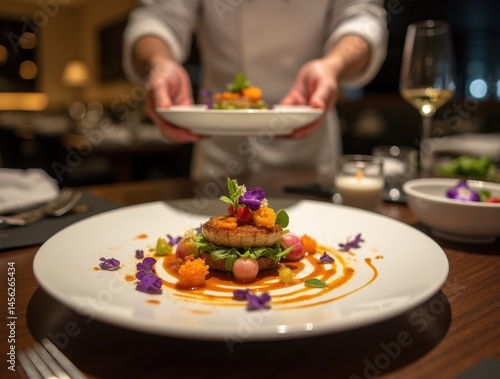 Elegant Fine Dining Presentation