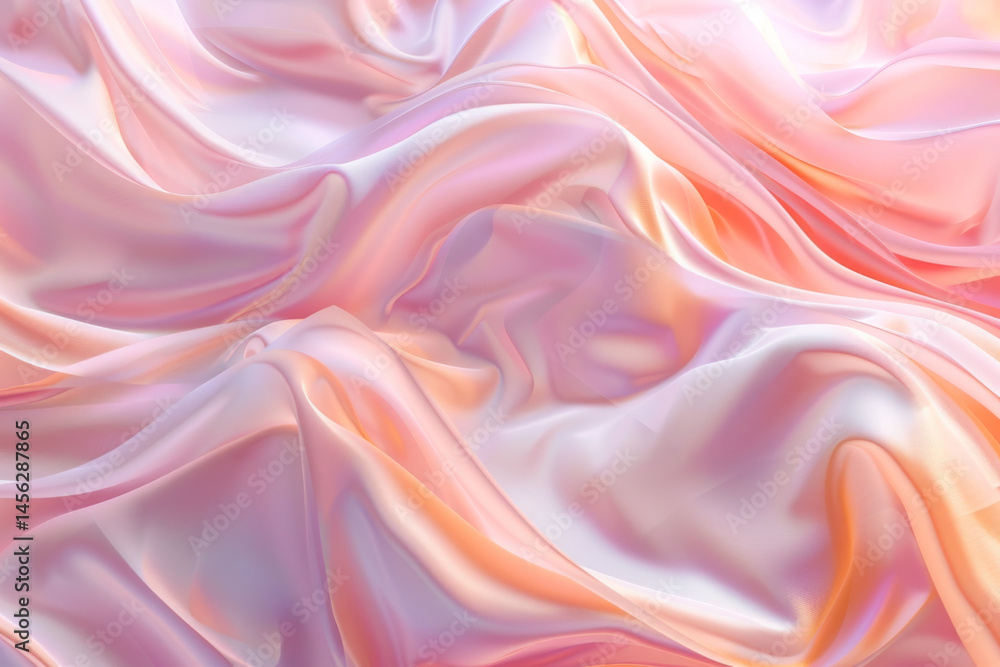 Abstract soft pink waves creating a delicate and smooth flowing texture, resembling fabric or silk. Abstract soft pink waves creating a delicate and smooth flowing texture, resembling fabric or silk.