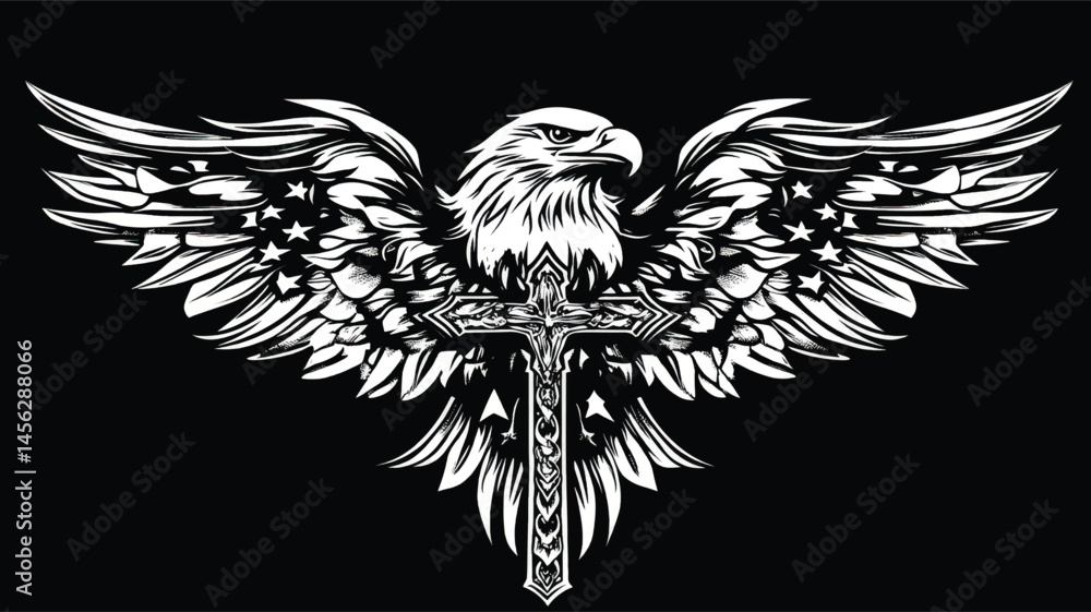 Obraz premium Stars, Stripes & Strength