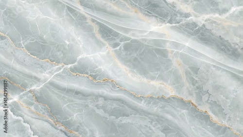 Elegant Light Grey Marble Texture with Gold Veins