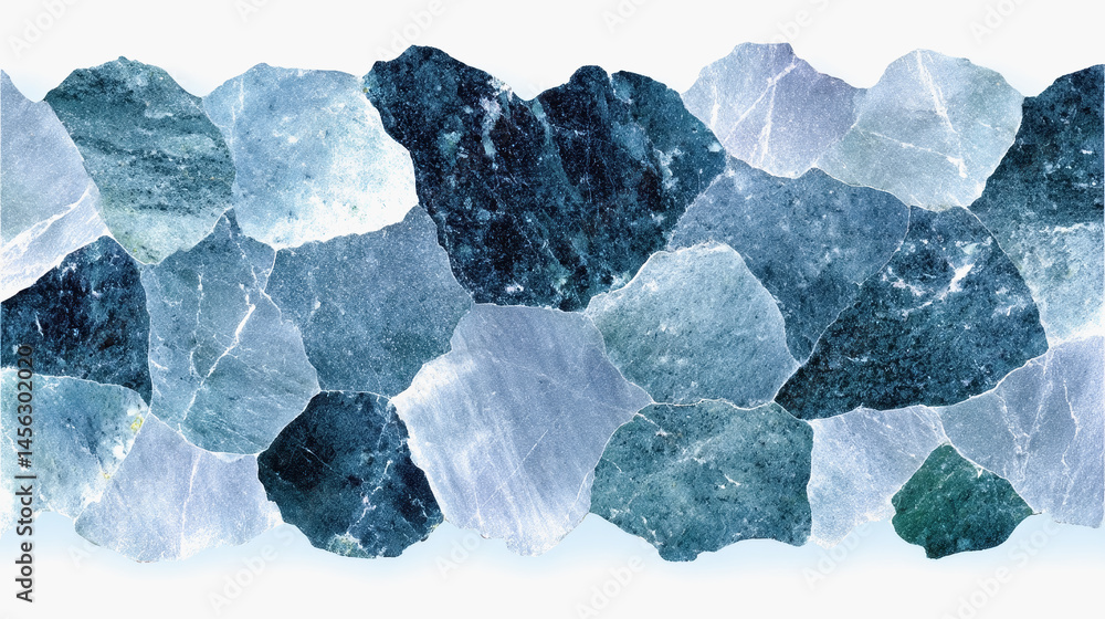 Striking collection of blue crystals displayed on a granite slab with incredible detail and clarity in high quality 8k Striking collection of blue crystals displayed on a granite slab with incredible detail and clarity in high quality 8k