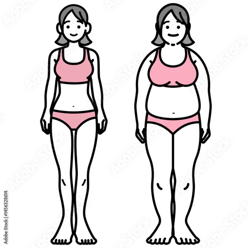 ダイエットに成功した女性