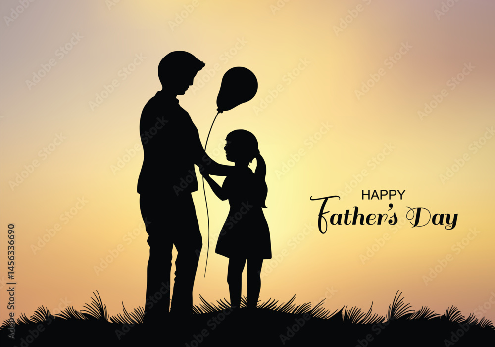 Happy father's day greeting card celebration background Happy father's day greeting card celebration background