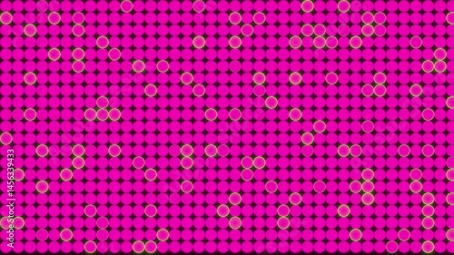 Neon Pink Particle Ball Loop – Abstract Glowing Motion Background