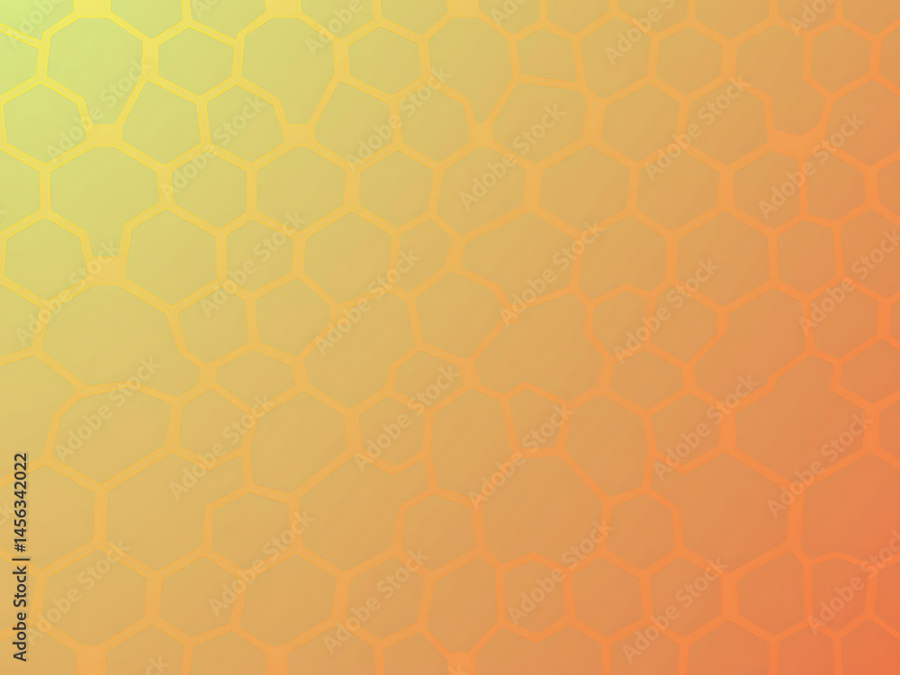 Hexagon Interlock Orange Hexagon Interlock Orange