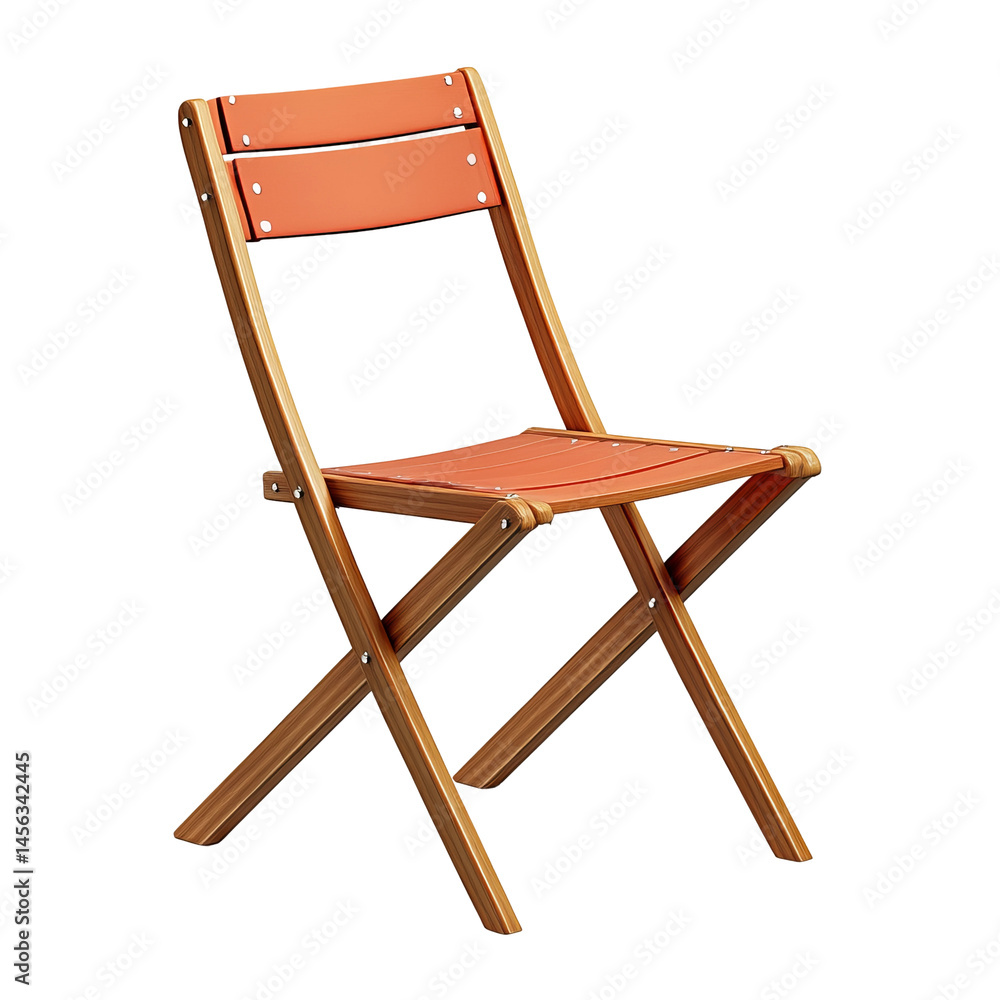 A simple, yet stylish foldable chair with a solid wood frame and a natural orange canvas seat. It’s ideal for adding a touch of warmth to any outdoor or indoor space. A simple, yet stylish foldable chair with a solid wood frame and a natural orange canvas seat. It’s ideal for adding a touch of warmth to any outdoor or indoor space.