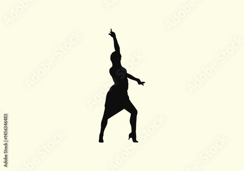 People dancing vector icon. Beautiful set of dancing couples in silhouette black style illustrations isolated on white. Concept of dancing classes, jazz, classic dance. Dancing classes, retro theater 
