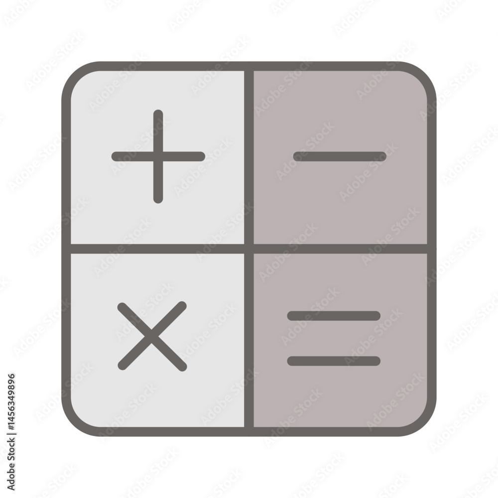 Math Symbols Vector Icon Math Symbols Vector Icon