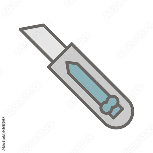 Utility knife Vector Icon