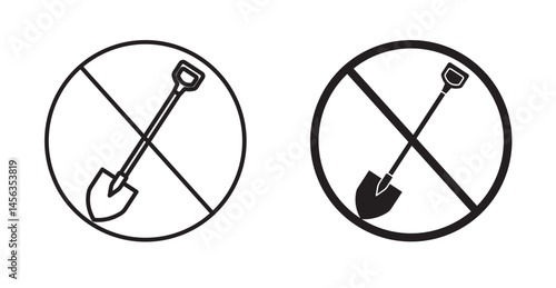 No digging sign