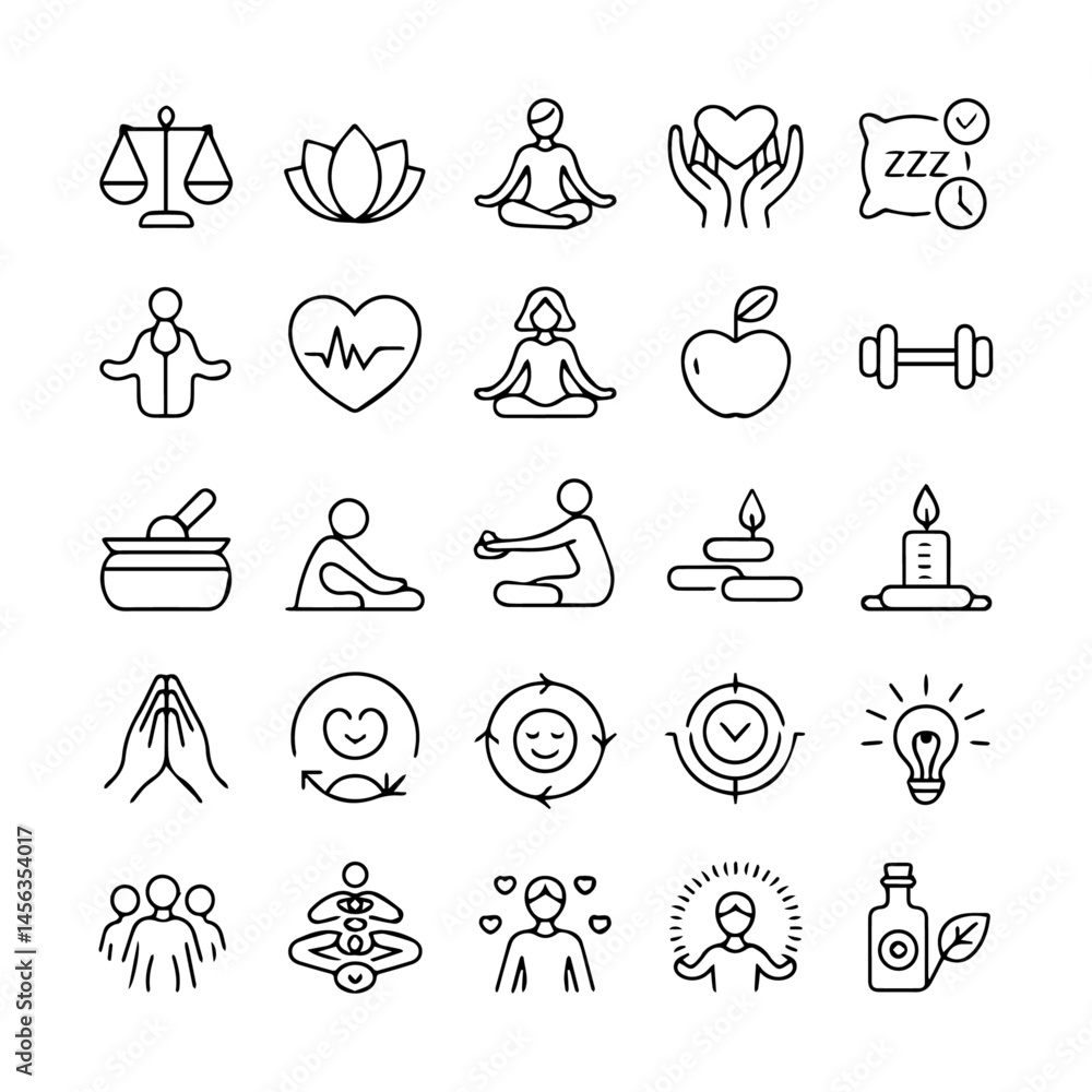 Obraz premium christmas icons set