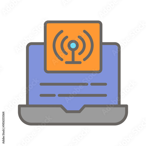 Intrusion Detection System Vector Icon