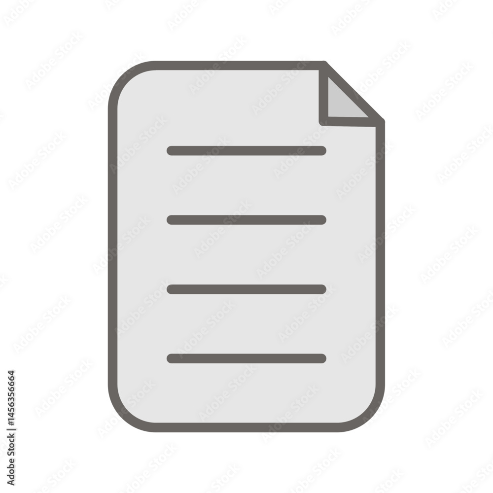 Document Vector Icon Document Vector Icon