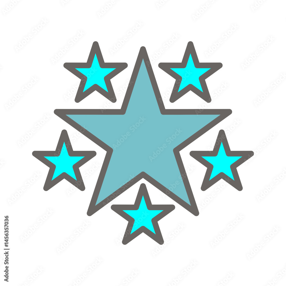 Fototapeta premium Star Vector Icon