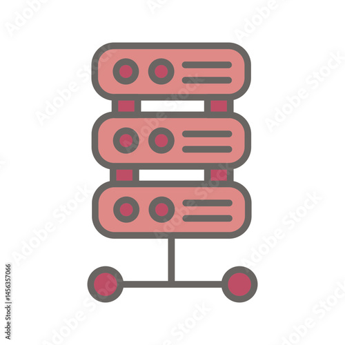 Data Center Vector Icon