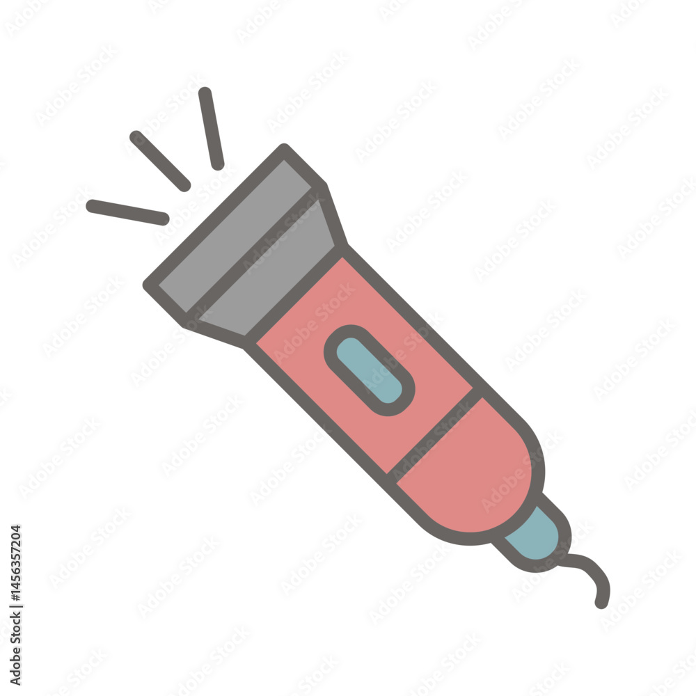 Flashlight Vector Icon