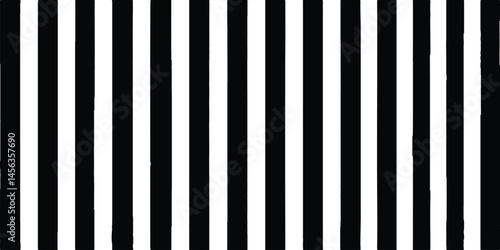 Black color and white color background with lines. Vertical black lines as if they were a barcode as a background. Vertical black and white striped pattern creating a modern abstract design 