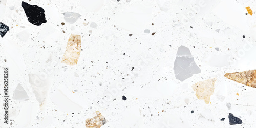 Terrazzo marble texture design used to be home interior exterior wallpaper background decoration design.   terrazzo flooring texture polished stone pattern old surface marble for background.