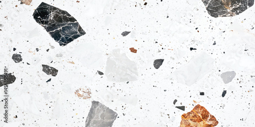 Terrazzo marble texture design used to be home interior exterior wallpaper background decoration design.   terrazzo flooring texture polished stone pattern old surface marble for background.